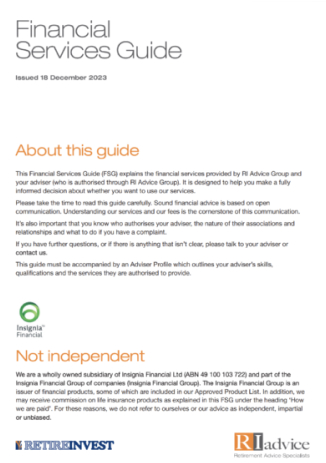 financial services guide
